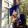 Great Dane 12 - with Santa Claus Artwork House Flag