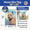 Cairn Terrier 1 Artwork House Flag