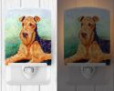 Airedale Terrier Ceramic Nightlight