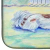 Papillon 2 Art Dish Drying Mat