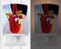 Jack Russell Terrier "in red bag" Ceramic Nightlight