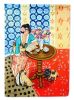 Pug with Lady 3 Garden Flag