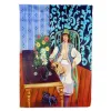 Pug 5 with Lady Artwork House Flag