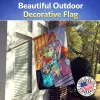 Pug 6 with Lady Artwork House Flag