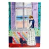 Schipperke 2 with Lady Artwork House Flag