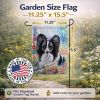 Papillon 8 Garden Flag