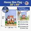 Corgi - Cowboy 2 Artwork House Flag