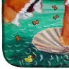 Corgi - Birth of Venus Art Dish Drying Mat