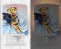 Airedale Terrier Cozy Ceramic Nightlight