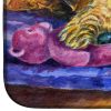 Airedale Terrier - Teddy Bear Art Dish Drying Mat