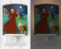 Corgi "with Fairy Moon Dance" Ceramic Nightlight