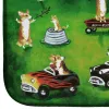 Corgi - Backyard Circus Art Dish Drying Mat