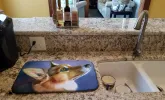 Corgi Devotion Art Dish Drying Mat