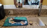 Corgi - Pembroke Art Dish Drying Mat