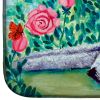 Bedlington Terrier Art Dish Drying Mat