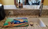 Bloodhound Art Dish Drying Mat