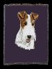 Wire Fox Terrier Cotton Woven Throw