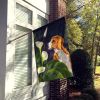 Beagle - Lillies House Flag