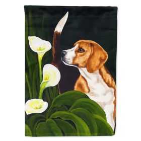 Beagle - Lillies House Flag