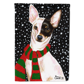 Chihuahua - Snowy - Artwork House Flag