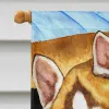 Siberian Husky  - Snow Angels  -  Artwork House Flag