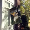 Greyhounds - Rose Garden Frolick - Artwork House Flag