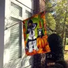 Schnauzer  -Thanksgiving Friends  -  Artwork House Flag