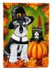 Schnauzer  -Thanksgiving Friends  -  Artwork House Flag