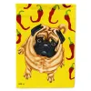 Pug - Pick a Pepper - Artwork House Flag