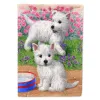 Westie - Pups -  Artwork House Flag