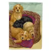 Puppies Artwork House Flag