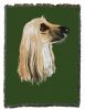 Afghan Hound Cotton Woven Throw