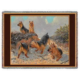 Australian Terrier - Cotton Woven Blanket