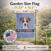 Jack Russell Terrier Welcome Flag Garden Size