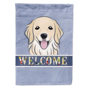 Golden Retriever Welcome House Flag