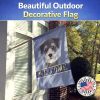 Schnauzer Welcome House Flag