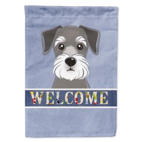 Schnauzer Welcome House Flag