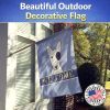 Bull Terrier Welcome House Flag