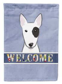 Bull Terrier Welcome House Flag