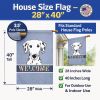 Dalmatian Welcome House Flag