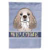 Cocker Spaniel Welcome House Flag