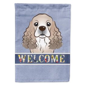 Cocker Spaniel Welcome House Flag