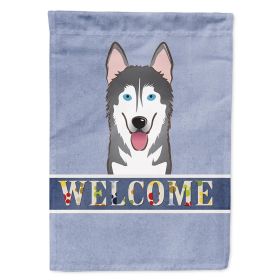 Alaskan Malamute Welcome House Flag