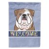 Bulldog 1 Welcome House Flag