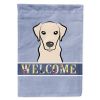 Labrador Retriever - Yellow 1 - Welcome House Flag
