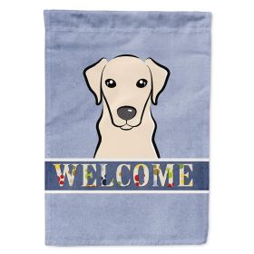 Labrador Retriever - Yellow 1 - Welcome House Flag