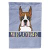 Boxer Welcome House Flag