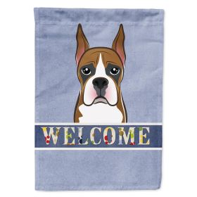 Boxer Welcome House Flag