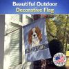 Cavalier King Charles Spaniel Welcome House Flag