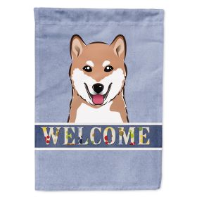Shiba Inu Welcome House Flag
